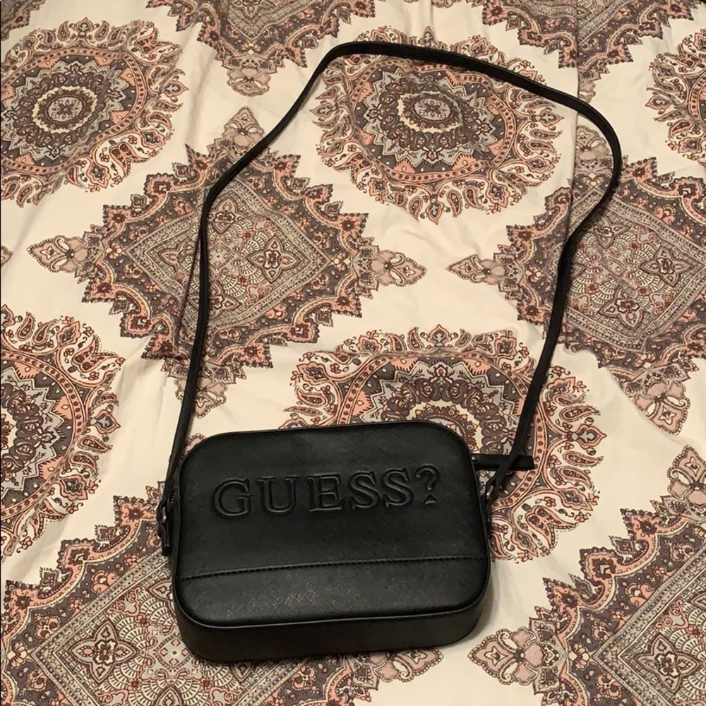 Brand new black guess purse